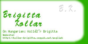 brigitta kollar business card